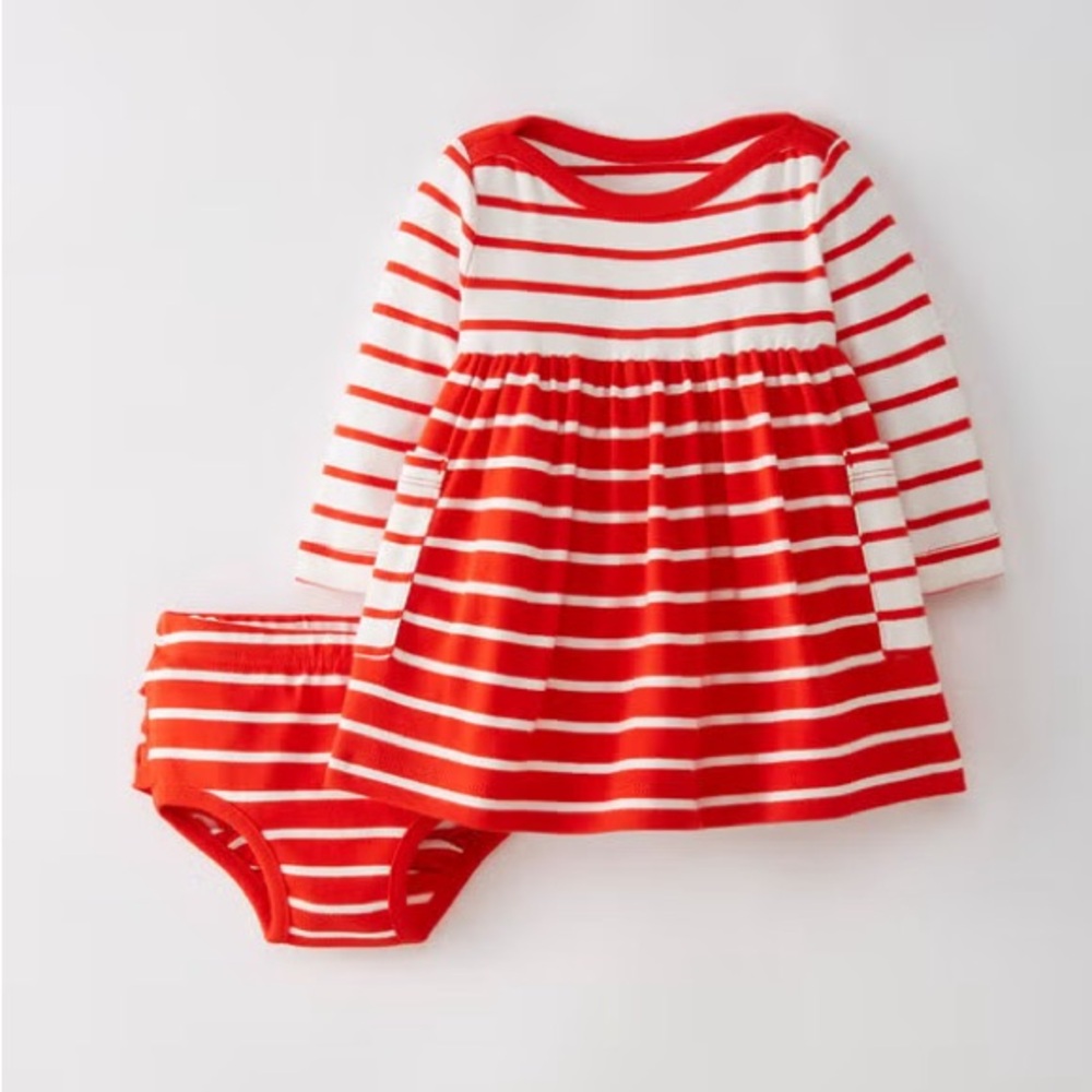 Hanna Anderson Bright Baby Basics Dress 3-6 Months